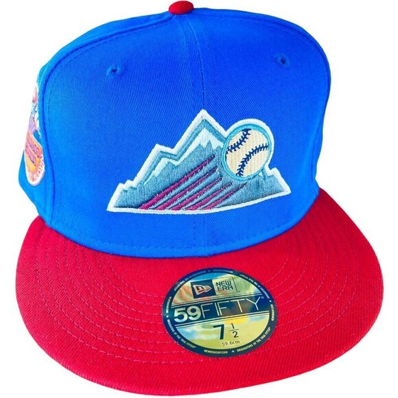 MyFitteds Colorado Rockies - Wings of Fire New Era Fitted Cap 7 1/2 NOT Hat Club - Picture 1 of 7